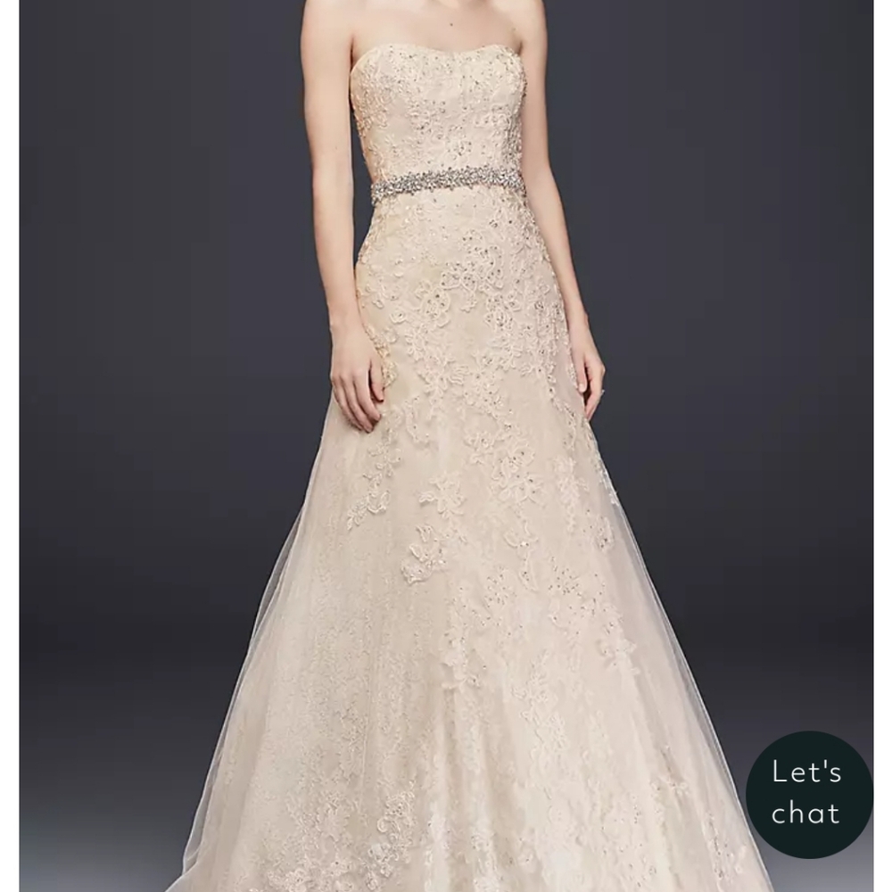 Elegant Lace Strapless Dress